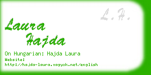 laura hajda business card